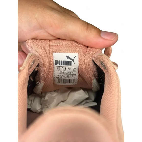 Puma Women's Vikky v3 Pink Suede Casual Shoes Sneakers Size 5.5 - Picture 6 of 7